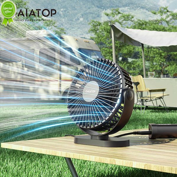 New Gaiatop USB Desb Fan 3 Speeds Портативный вентилятор 5,5 дюйма тихий охлаждающий вентилятор Mini 90 Вращение маленького вентилятора для дома для домашнего офиса путешествия