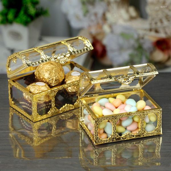 Geschenkverpackung 12 teile/los Kunststoff Candy Box Hochzeit Pack Schokolade Boxen DIY Gefälligkeiten Für Gäste Alles Gute Zum Geburtstag Party