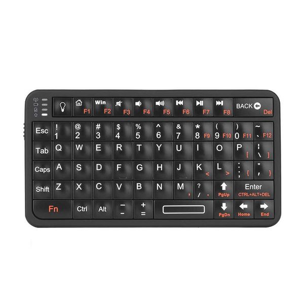 Teclados RII 518BT Bluetooth teclado Mini -teclado sem fio Remote Remote para smartphones PC Tablet TV Box iOS Android Windows G230525