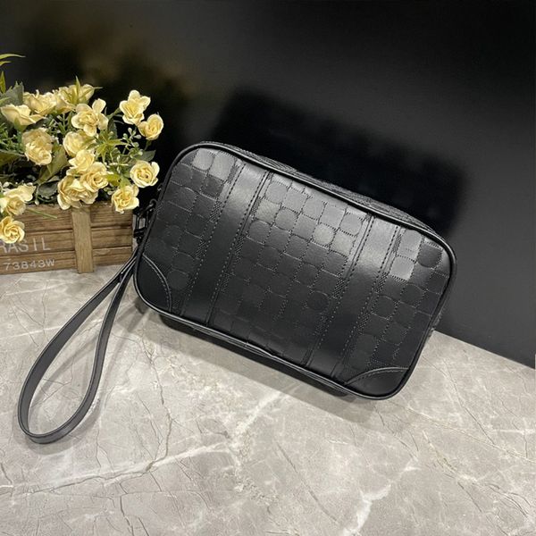 Hochwertige Designer-Tasche für Herren, bedruckte Clutch-Tasche #82076, stilvolle Ledertasche, Temperament, vielseitige Brieftasche, Kartentasche