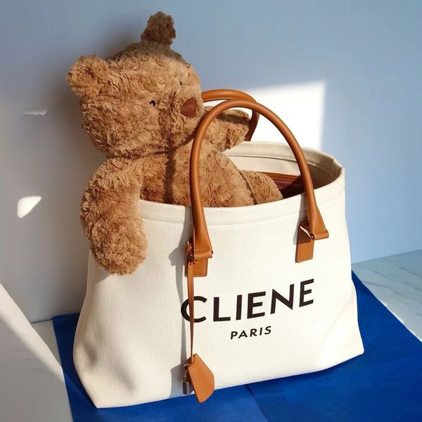 Lüks Tasarımcı moda Omuz RIOMPHE CANVAS alışveriş çantası poşet Çapraz Vücut çanta Rafyas Debriyaj plaj çantası seyahat bagajı büyük celiny el çantası çantalar