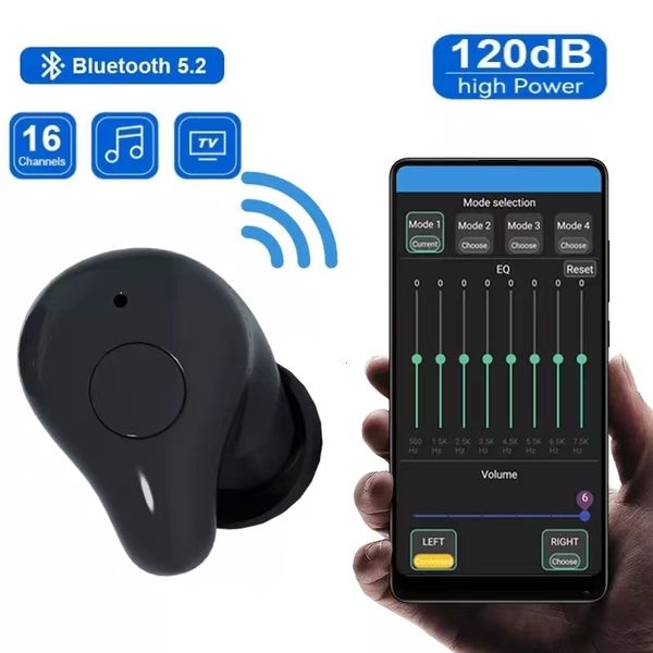 Другие товары для здоровья и красоты Слуховой аппарат Bluetooth 16-канальный беспроводной цифровой перезаряжаемый громкоговоритель для тяжелых потерь и портативная гарнитура 230526