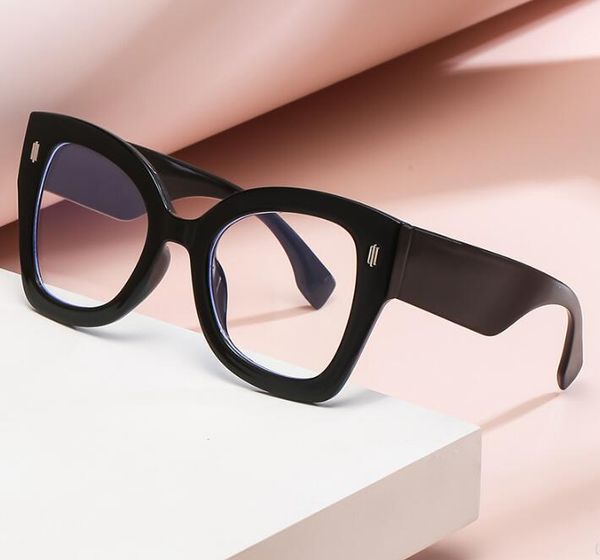 Big Frame Cat Eye Super -Clare Women's Sunglass Personalidade unissex Travel Descolação óculos de sol