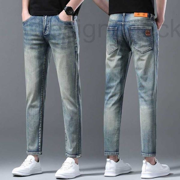 Designer-Jeansshorts für Herren mit geradem Bein, Burb-Stickerei, Freizeithose, gewaschen, modischer Reißverschluss, ACSS-Kontrolle, Denim, Herren-Jogginghose, KIC2