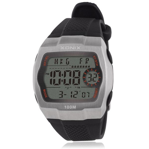 Relógios de pulso dourado 2023 cronógrafo sports watches Men Countdown liderado Digital militar à prova d'água de 100m de alarmes CJ Macho CJ