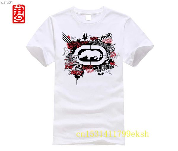 Herren-T-Shirts Ecko_Unltd Custom Men White T-Shirt Tee 2023 Fashion T-Shirt Cheap Tee 2023 Hot Tees Black Size S-3XL Funny T-Shirt TEE L230520