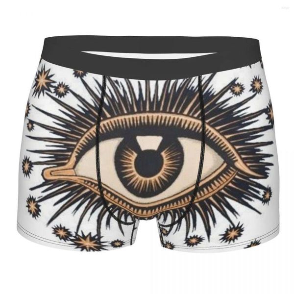 Unterhosen Mode Vintage Mystic Eye Boxer Shorts Höschen Männliche Atmungsaktive Spirituelle Amulett Slips Unterwäsche