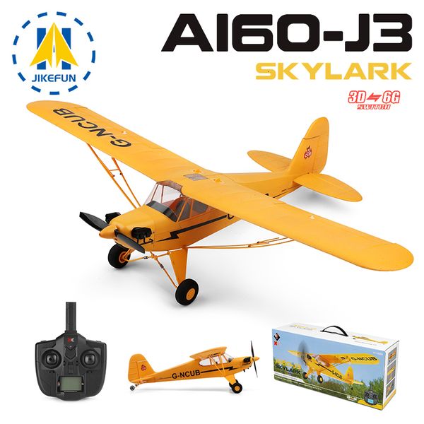 Elektro/RC Flugzeug A160 WLtoys XK 2,4G RC Flugzeug 650mm Spannweite Bürstenloser Motor Fernbedienung Flugzeug 3D/6G System EPP Schaum Spielzeug für Kinder Geschenk 230525