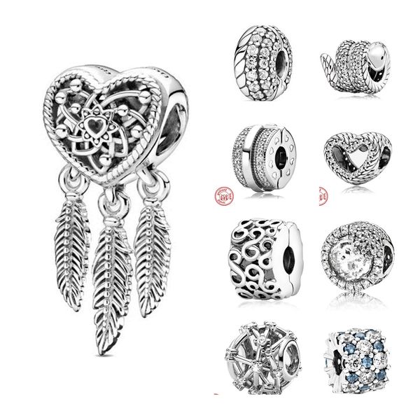 Neue 2023 Top Verkauf 925 Sterling Silber Charms Tier Perlen Fit Original Pandora Charm Armband Für Frauen DIY Mode silber Schmuck Machen