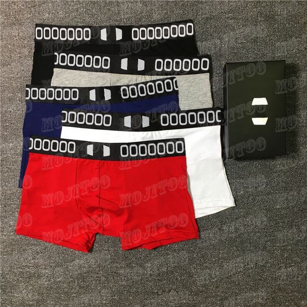 Designer-Unterwäsche-Boxershorts für Herren, weiche, atmungsaktive, mit Buchstaben bedruckte Unterhose, Shorts-Design, enger Bund, Herren-Slip