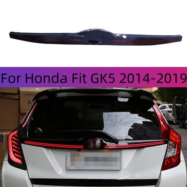 Per Honda Fit GK5 20 14-20 19 Car Rear Taildoor Attraverso il fanale posteriore Aggiornato LED Light Guide Running Light Brake Lamp