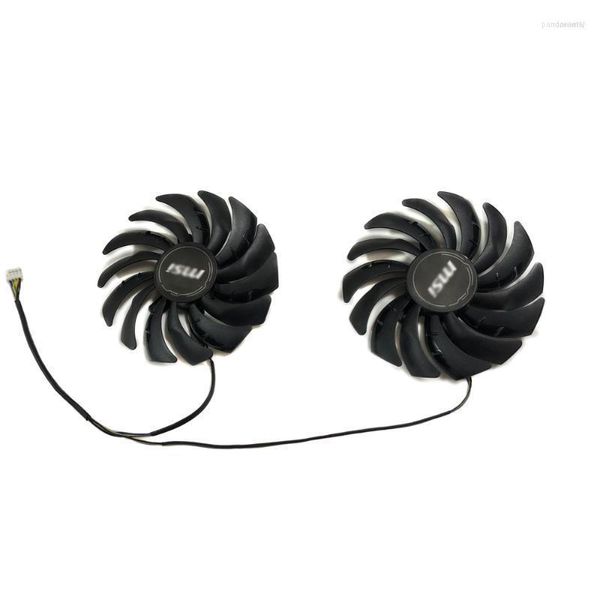 Bilgisayar Soğutma Fanları 2 PCS/SET PLD10010S12HH GPU Soğutucu PLD10010B12HH MSI RX 5700 XT GRAFİK ROSE22 için Soğutma Fanı