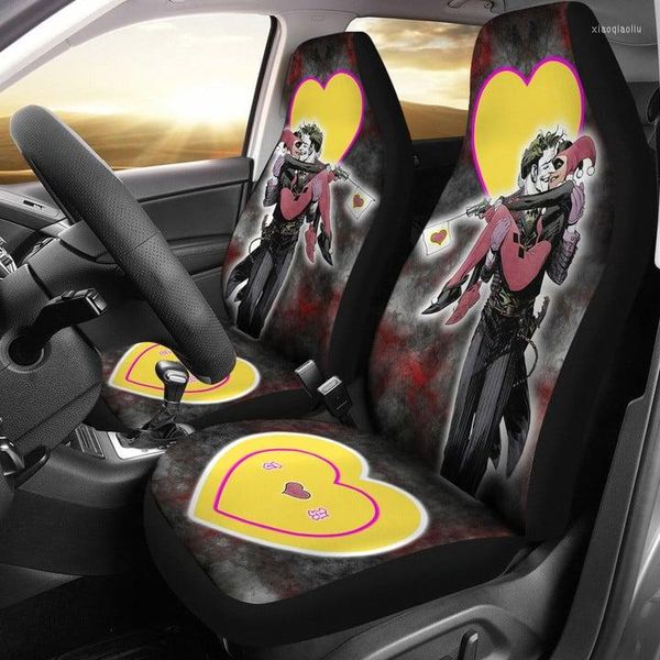 Автомобильные сиденья обложки Instantarts Universal Front Accessories Arror Movie Movie Automotive Decor J H Anime