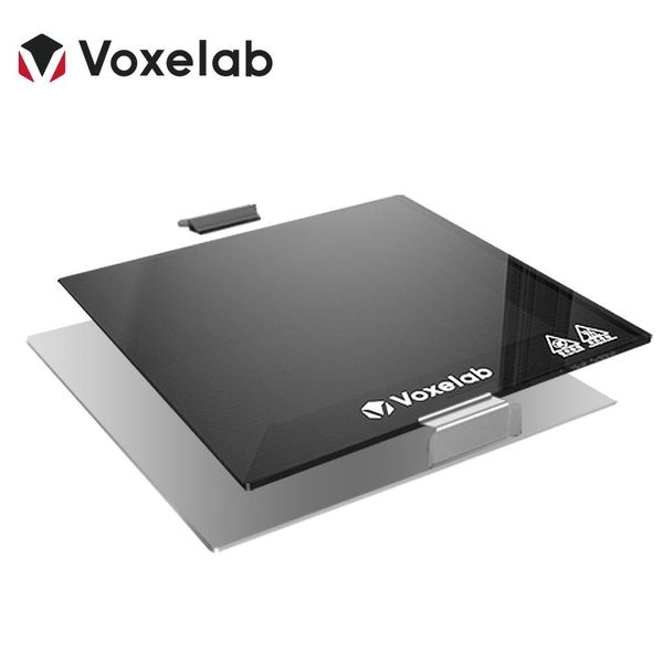 Сканирование Flashforge Voxelab Carborundum Стеклянная кровать для Aquila 3D -принтера платформы 220 мм*220 мм Стеклянная сборка 3D Части принтера