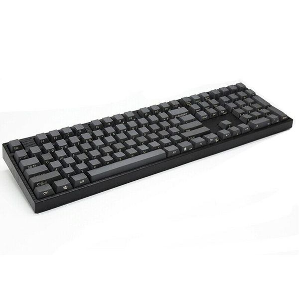 Aksesuarlar 61 87 104 108 Yan Baskılı Siyah PBT KEYAP KEYAP SET FILCO İKBC Ducky GH60 Kiraz MX Anahtarları veya Klon Mech Mech Klavye