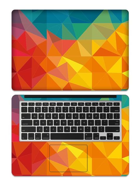 Skins Doppia del colore raddoppiato Modello di stampa in vinile Decal Marble Laptop Skin pelle 11/11/13/14/15/16 pollici per tutti i laptop