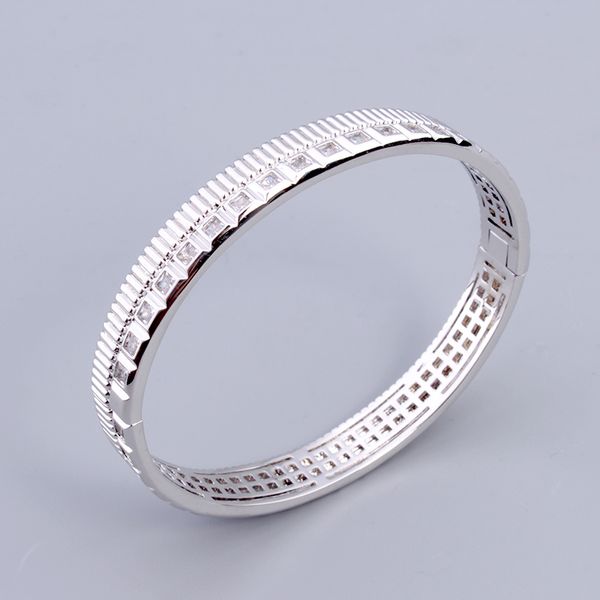 Breiter Gold-Diamant-Breitnagel-Armreif, luxuriöse Damen-Armreifen, Armbänder, Designer-Männerschmuck, hohe Qualität, Unisex, Party, Weihnachten, Hochzeit, Geschenke, Geburtstag, Liebhaber, cooler Verkauf