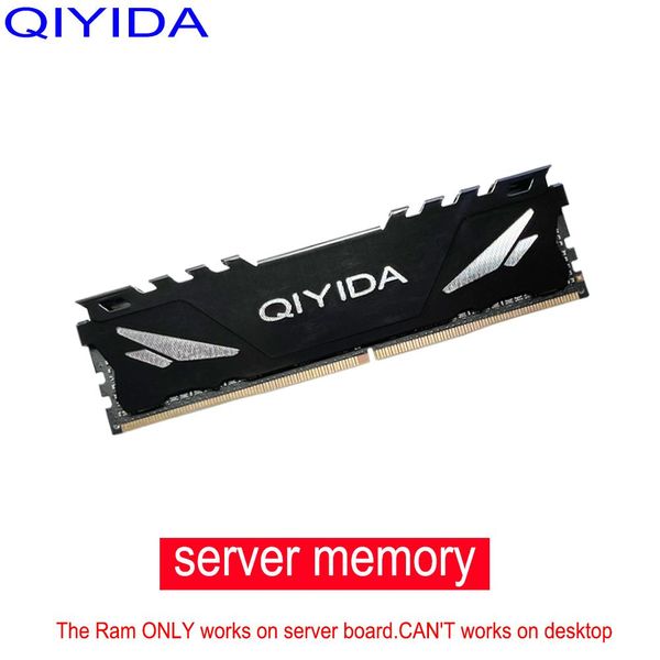 RAMS Memória com dissipador de calor DDR4 RAM 4GB 8GB 16GB 32GB PC4 2133MHz ou 2400MHz 2600MHz 2400T ou 2133p ECC Reg Server Memory