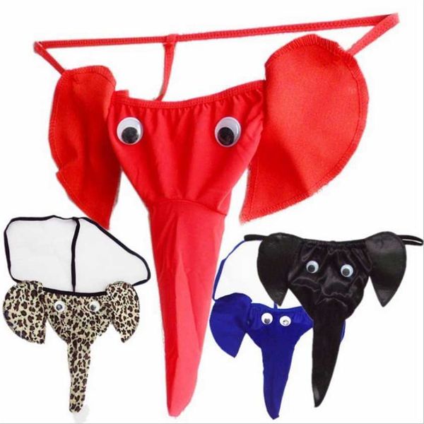 28% DI SCONTO Ribbon Factory Store The Influence Elephant Tong Cartoon Abito lungo sullo stile dei pantaloni da completo in biancheria intima da uomo sexy