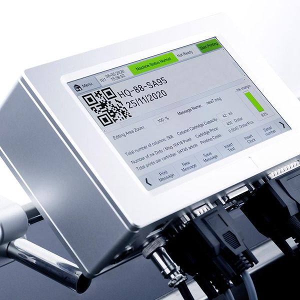 Impressora online impressora térmica Jato de jato de tinta Tij Markig Machine Digital Printhead Suporte Multi Language