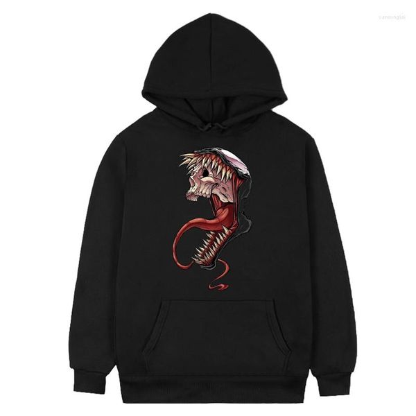 Felpe con cappuccio da uomo Cool Skull's Top Trending comodo pullover personalizzato Novità carina Felpa con cappuccio anime unica Coppia estetica