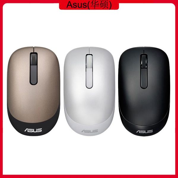 Ratos WT205 ASUS Mini Mouse Portátil Sem Fio Ouro Branco Preto 2.4GHz 1200 DPI Ratos de Computador Óptico para PC Laptop