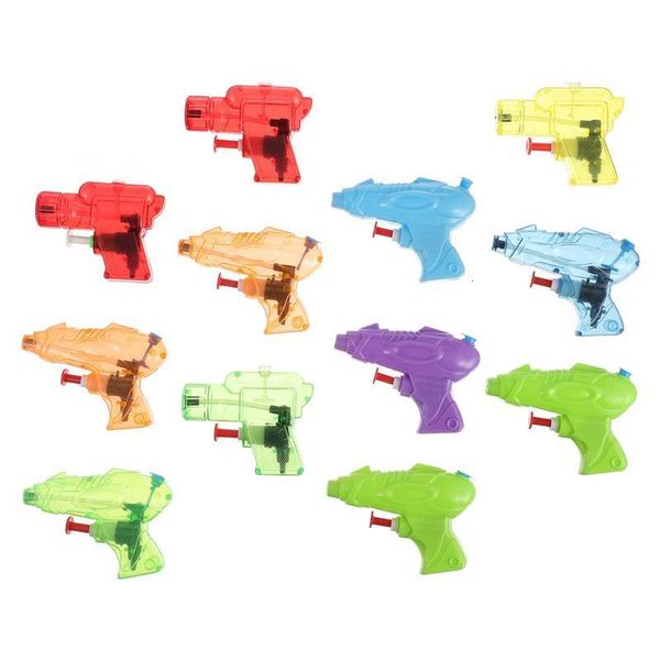 Gun Toys 12pcs Water Arms Shooter Toy Toy Summing Pool Toy Toy Beach Party Favors Toys de verão para crianças Crianças Random Cor and Style 230526