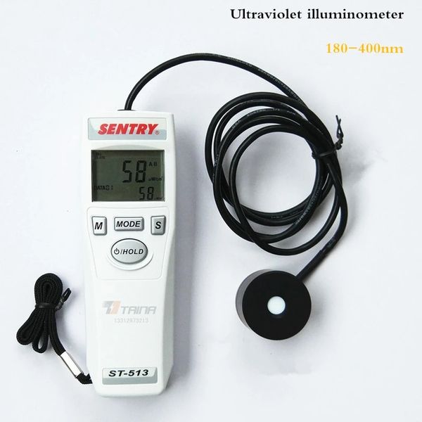 ST-513 Radiometri UV Digital UltraViolet Tester Misuratore UVAB portatile 20 punti di memoria per radiometria e laboratorio