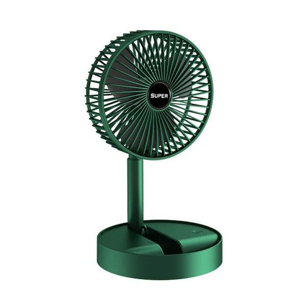 Gadgets portáteis USB Recarregável Fan Office Homany Fan dobrável ventilador telescópico baixo ruído Alta duração da bateria