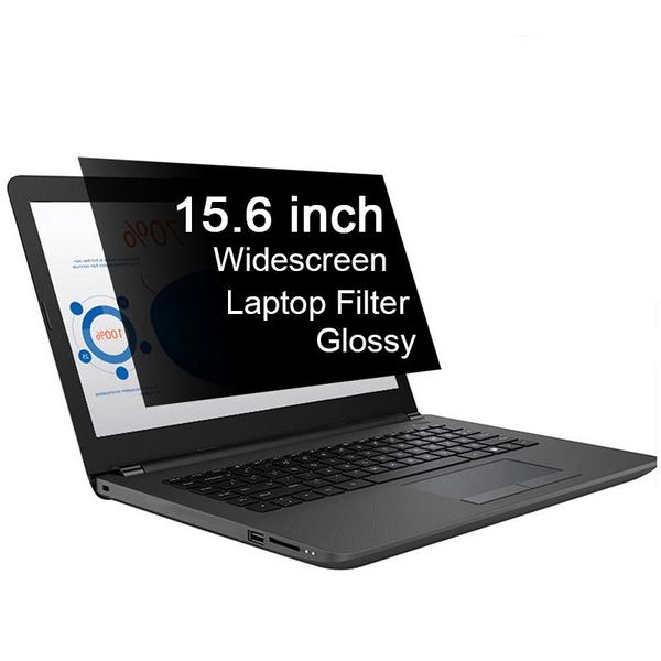 Filtri da 15,6 pollici 345mm*195 mm Filtro privacy per 16 9 Laptop Notebook Schermo del computer Protettore Antiglare/Antispy/Peep Protective Film