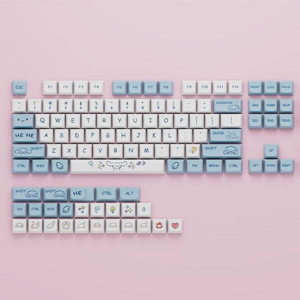 Combos Yugui Rabbit XDA Keycap teclado mecânico personalizado personalidade fofa keycap para MX Switch tampas de teclado de jogos mecânicos