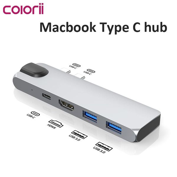 Estações Ethernet Docking Station USB C Splitter para Mac Book Thunderbolt 3 MacBook Air M1