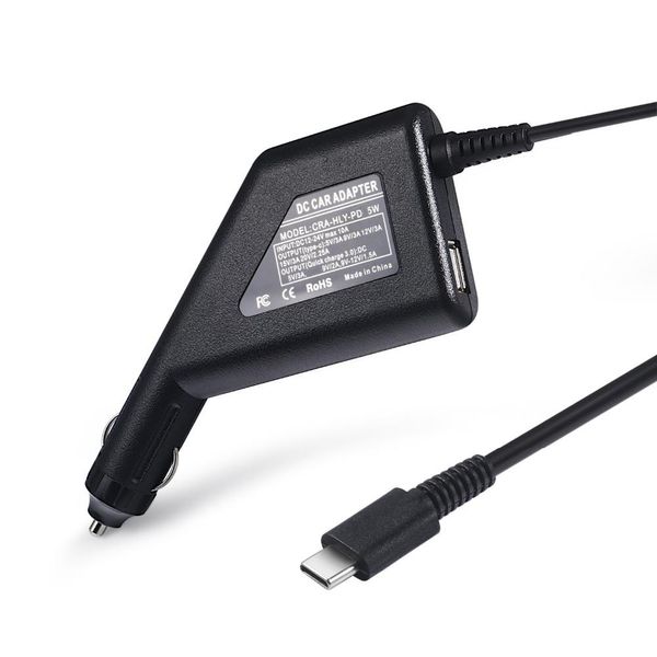 Мыши 65W USB Type C Universal Naptop DC CAR Зарядное устройство Адаптер питания для Lenovo HP ASUS 5V 12V Quick Charge 3.0 для телефонного адаптера