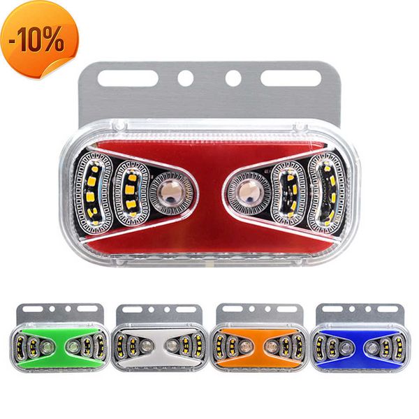 Nuove luci di ingombro per camion 23LED 24V LED Luci di posizione laterali per rimorchio Indicatori di direzione Lampada rosso bianco ambra Fanale posteriore per trattore