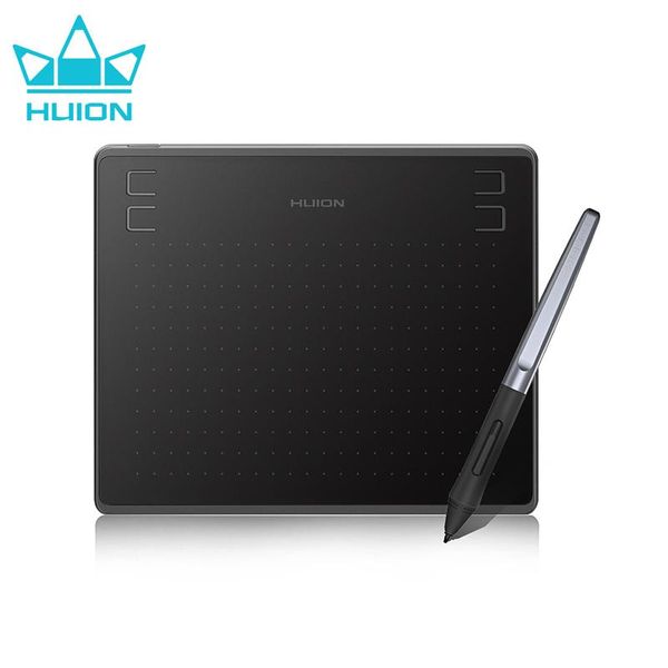 Tablets huion hs64 6x4 polegadas gráficos tablet Ultrathin desenho comprimido PW100 Battery Pen Tablet personalizado Chaves de pressione Android Support