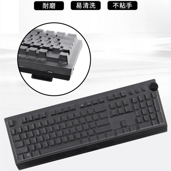 Deckt klare transparente TPU -Tastatur -Cover -Film für Razer Blackwidow V3 Pro Wireless Keyboard RZ030353 104 Tasten ab