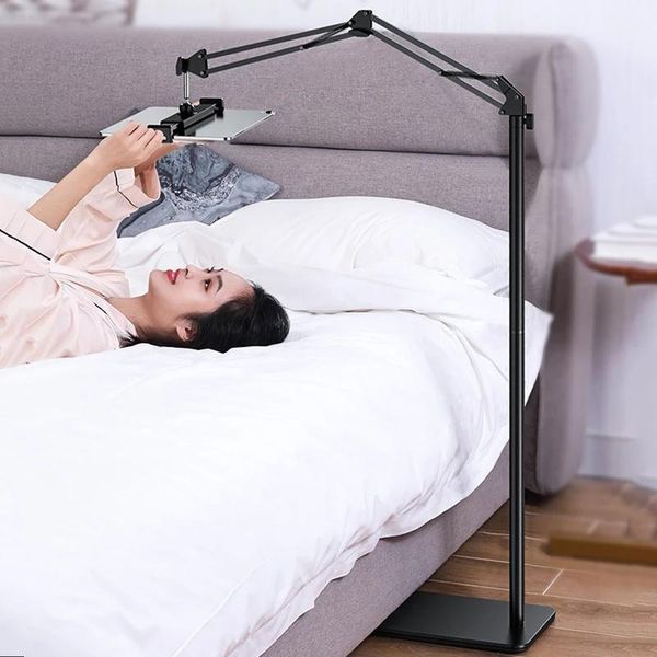 STANDS Tablet Stand 180 cm faltbar Arm Telefon Floor Stand iPad Halter für 512,9 Zoll Telefon Tablet Lounger Bett für iPhone iPad Pro12.9