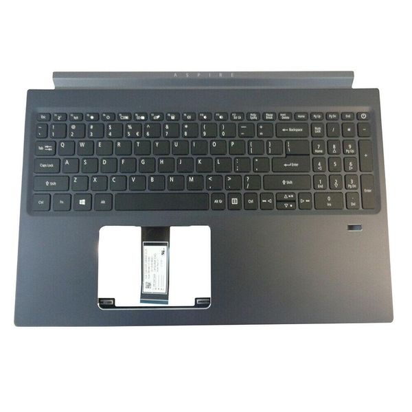 Jianglun para Acer Aspire A71574G Black Palmrest com teclado iluminado por backlit 6B.Q55N2.001