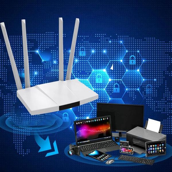 Roteadores 4g WiFi Router 2xlan Router sem fio 2.4g 802.11b/g/n Com suporte de slot para cartão SIM até 32 usuários