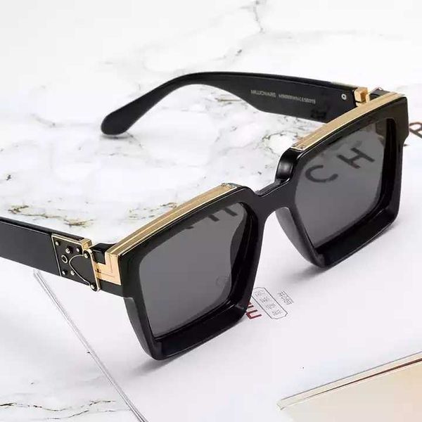 Occhiali da sole classici di marca Fashion Outdoor Summer Designer famoso Newest Square Millionaire Occhiali da sole Mens Women Shades Lunettes De Luxe