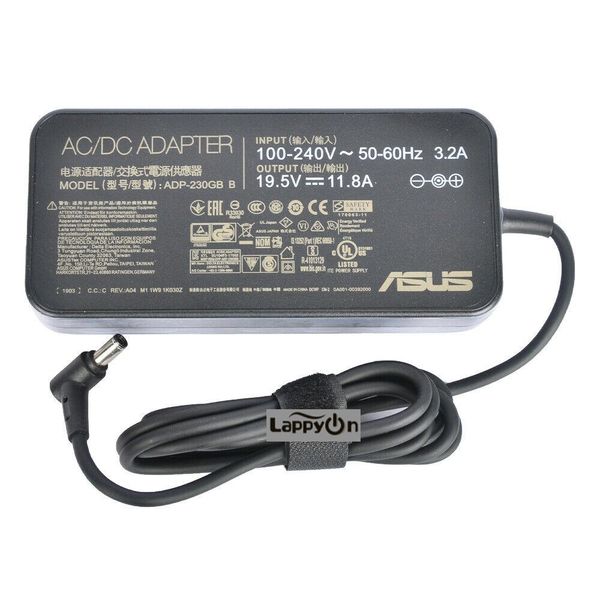 Поставки 19,5 В 11,8A 230W 6,0*3,7 мм ASUS Gaming Ноутбук AC Adapter Power для A15 ROG Strix G15 G512LV ADP230GB B