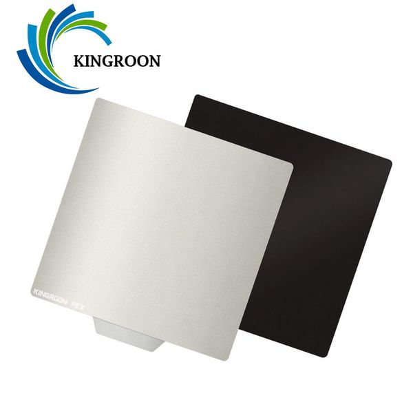 Film di acciaio magnetico Kingroon per scansione Kingroon 180/235/310mm Flex Flex Flex Flex Flex Flex per Ender 3 KP3S Voron 3D Parti di stampante