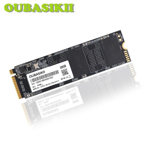 Unidades oubasikii m.2 ssd 256gb disco rígido M2 SSD M.2 NVME PCIE SSD Disco rígido interno para laptop MSI