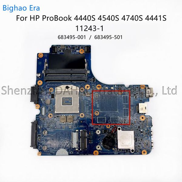 Placa -mãe para HP Probook 4740S 4441S 4440S 4540S Laptop Placa -mãe com HM76 112431 683496001 683495001 683495501 100% Totalmente testado