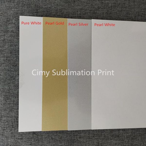 Scansione di 40 fogli 0,5 mm A6 Blank Sublimation Metal Plave Metal Alluminio Nome Nome Scheda Sublimazione Trasferimento Inchiostro Sublimazione trasferimento fai -da -te Craft fai -da -te