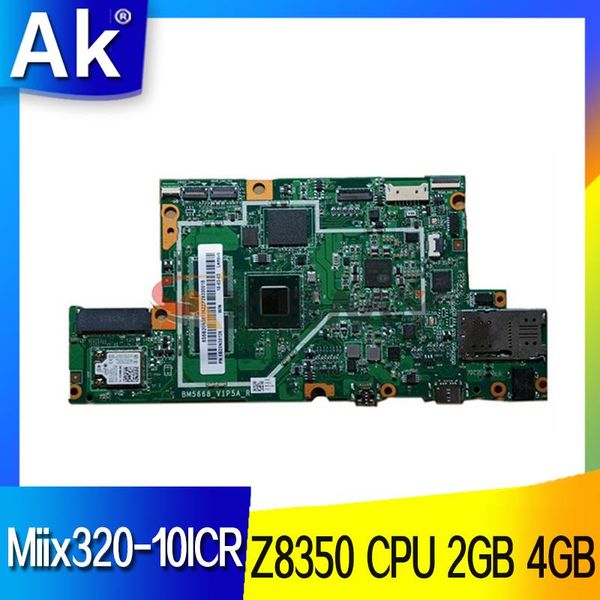 Placa -mãe para MIIX320 MIIX32010CR Tablet Ideapad Plante -mãe da placa -mãe Z8350 CPU 2GB 4GB RAM 32G 64G 128G SSD BM5668