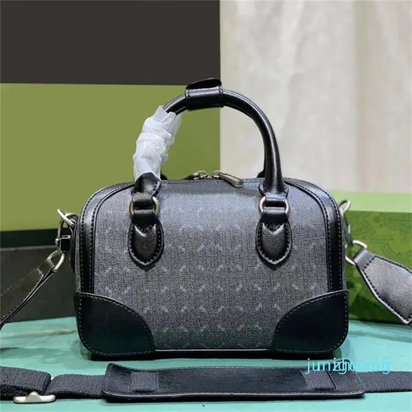 Designer-Pattern Pillow Bags Borse da donna firmate Fashion Letter Printing Borse a tracolla Luxury Real Leather Handle Handbag Crossbody Zipper Closure