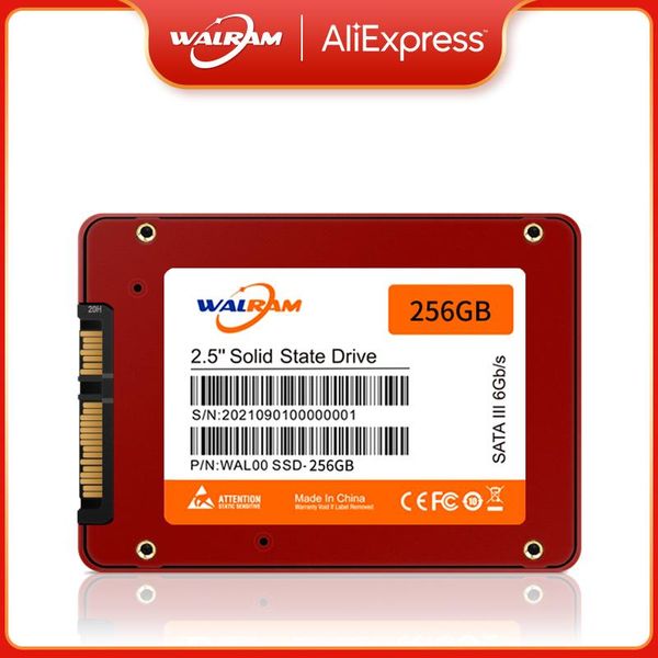 Drives Walram SSD Drive 120GB 240GB SSD 1TB 128GB 120 GB SDD 2.5 DISCO RULO SATA III Drive rígida de estado sólido interno para desktop para laptop