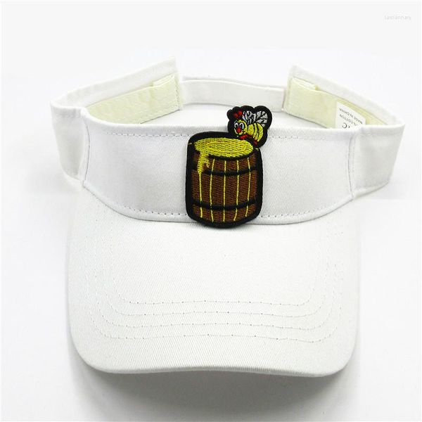 Caps de bola 2023 algodão Bee Honey Borderyer Visors Baseball Cap ajustável Snapback para homens e mulheres 329