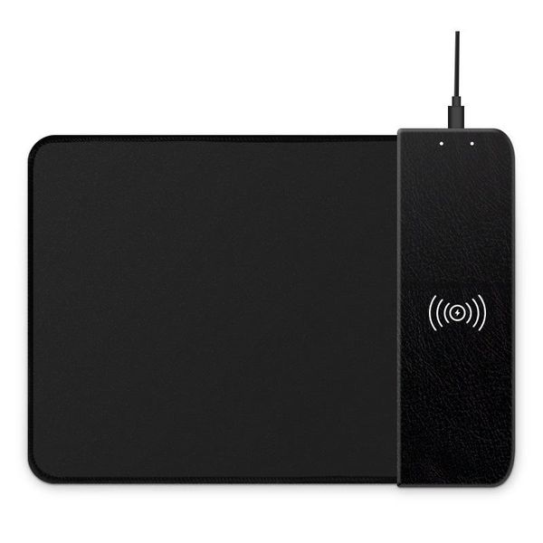 Descansa mouse pad rápido 5w 10w qi carregamento sem fio mousepad tapete de jogos universal para iphone samsung huawei xiaomi